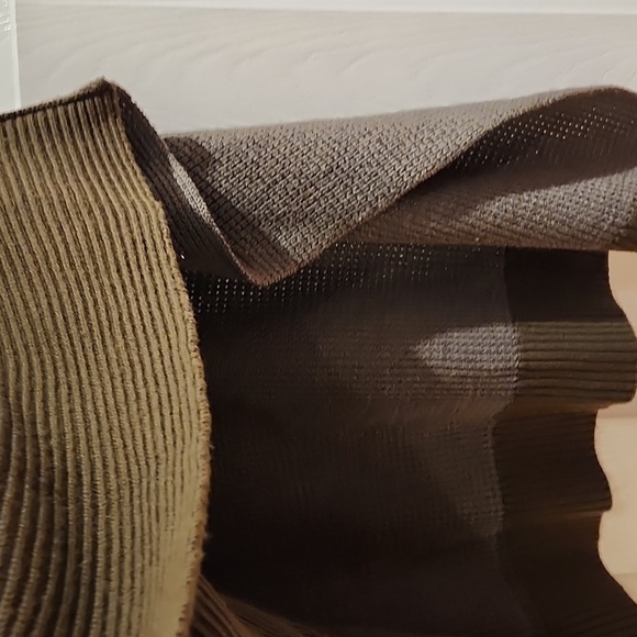 WILFRED FREE wellsh turtleneck 100% wool poncho sweater two tone colors - Picture 4 of 5